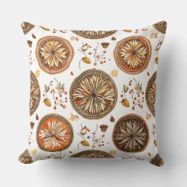 Autumn Mandala Pattern Kissen