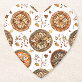 Autumn Mandala Pattern Untersetzer