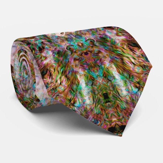 Autumn Mirage Tie Krawatte (Gerollt)