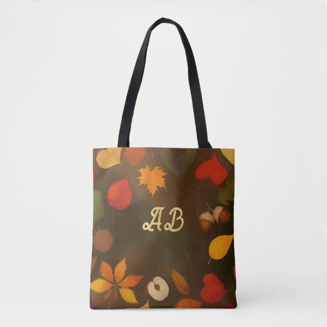 Autumn Monogram Tasche (Vorderseite)