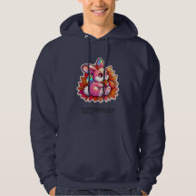 Autumn Mood: Happy Season / Hoodie Pink Bunny #2