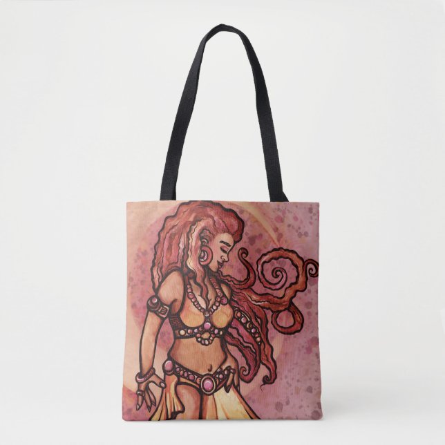 Autumn Moon Belly Dancer Goddess Tasche (Vorderseite)