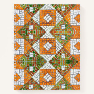AUTUMN MOSAIC 8.5x11 Spiral-Notebook Notizbuch