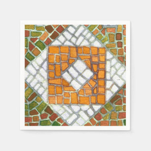 AUTUMN MOSAIC Standard Cocktail Papier Napkins Serviette