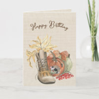 Autumn Mouse Birthday Spaß