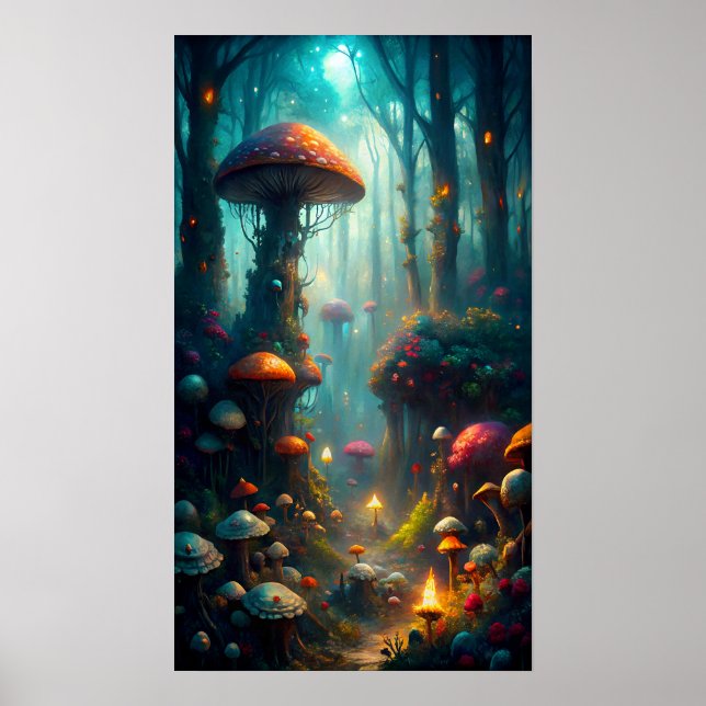 Autumn Mushroom Poster (Vorne)
