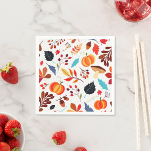 Autumn Napkins Muster Serviette