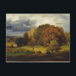 Autumn Oaks George Inness Print Postkarte<br><div class="desc">Autumn Oaks George Inness (American,  Newburgh,  New York 1825-1894 Bridge of Allan,  Schottland) ca. 1878 American</div>