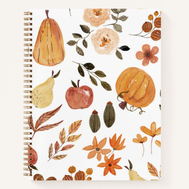 Autumn Orchard Ästhetik Notizbuch (Vorderseite)