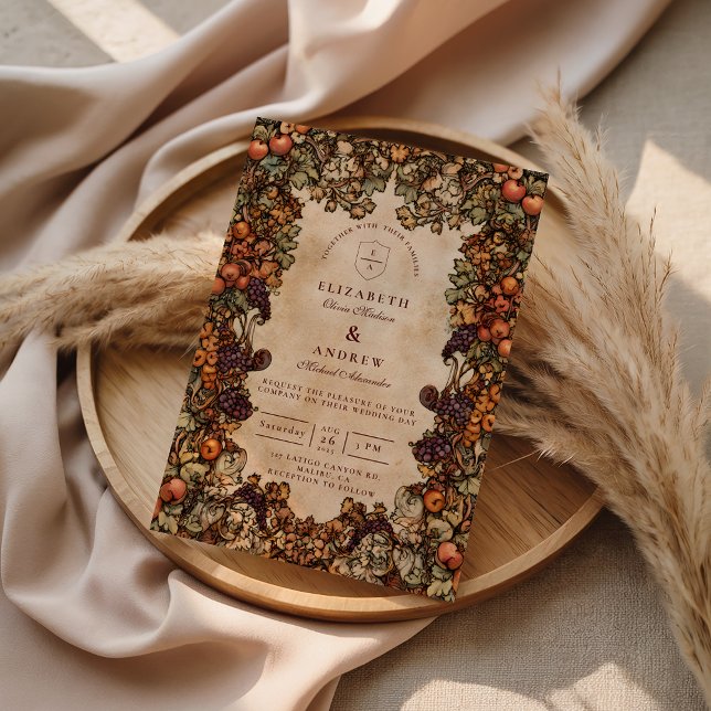 Autumn Orchard Wedding Einladung (Von Creator hochgeladen)