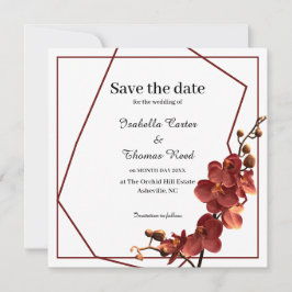 Autumn Orchid Romance Hochzeit im Herbst Save the Save The Date