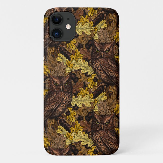 Autumn owls Case-Mate iPhone hülle (Rückseite)