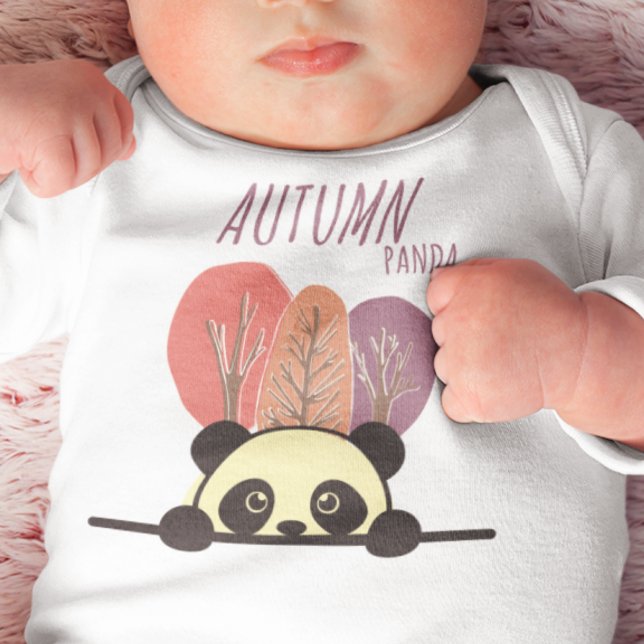 Autumn Panda Baby Strampler (Von Creator hochgeladen)