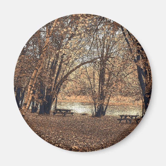 Autumn Picnic Magnet (Vorne)