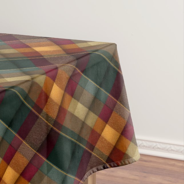 Autumn Plaid  Tischdecke (Beispiel)