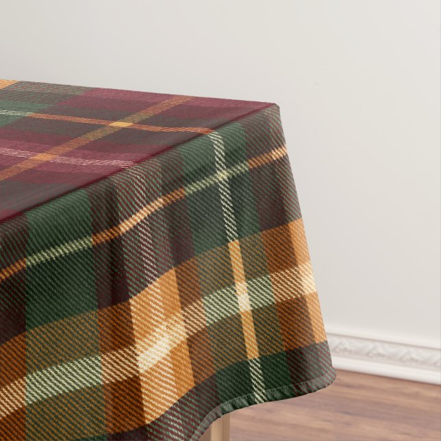 Autumn Plaid  Tischdecke (Beispiel)