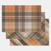 Autumn Plaid Trio