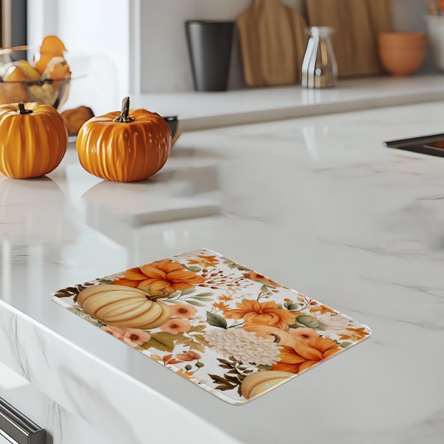 Autumn Pumpkin Bouquet Design Schneidebrett (Von Creator hochgeladen)