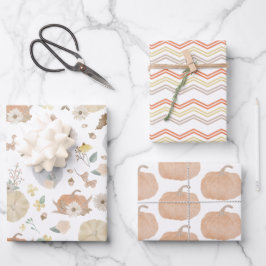 Autumn Pumpkin Fall Geschenkpapier