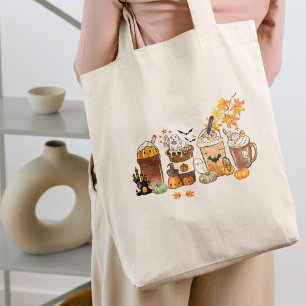 Autumn Pumpkin Gewürzkaffee Halloween Tragetasche