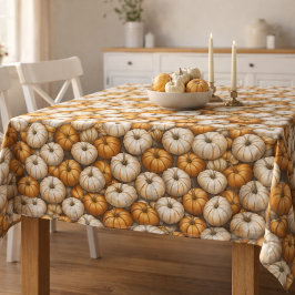Autumn Pumpkin Harvest Pattern | Rustikaler Fall Tischdecke