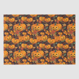 Autumn Pumpkin Harvest Tissue Paper Seidenpapier