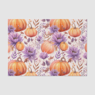 Autumn Pumpkin Herbstlaubs Rustic Decoupage Seidenpapier