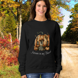 Autumn Pumpkin House Sweatshirt