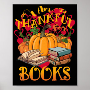 Autumn Pumpkin ist dankbar für den Erntedank "Boo Poster