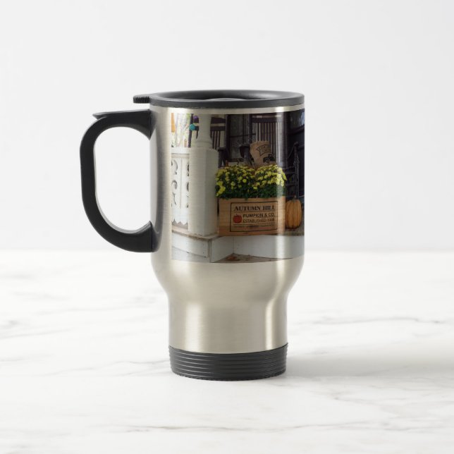 Autumn Pumpkin - Martha's Vineyard Reisebecher (Links)