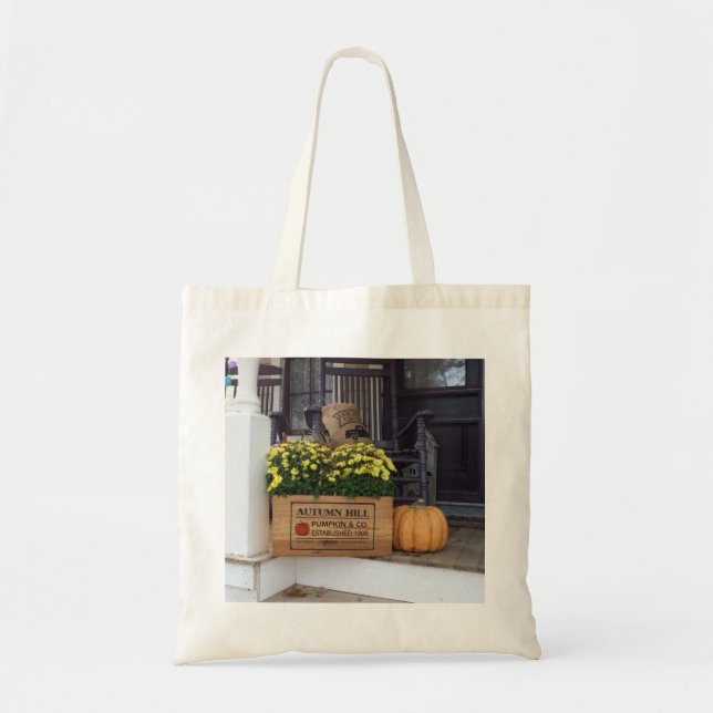 Autumn Pumpkin - Martha's Vineyard Tote Bag Tragetasche (Vorne)
