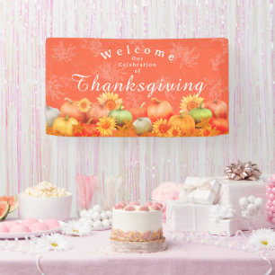 Autumn Pumpkin Orange Banner