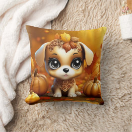 Autumn Pumpkin Puppy Kissen