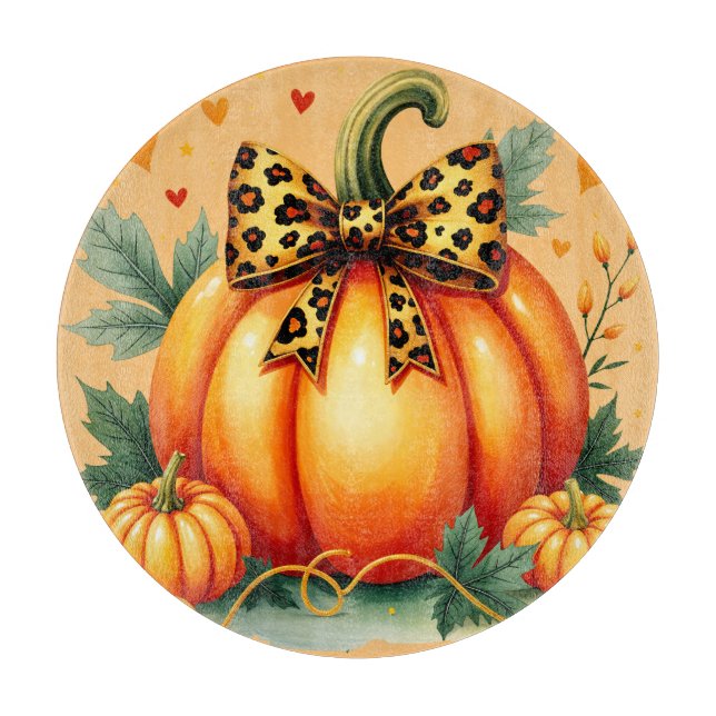 Autumn Pumpkin Schneidebrett (Vorderseite)
