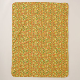 Autumn Pumpkin Seeds Orange Beige Green Sherpadecke