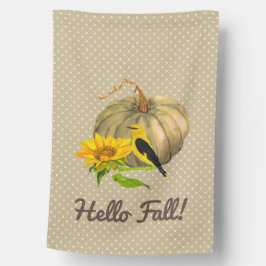 Autumn Pumpkin Sonnenblume und Finch