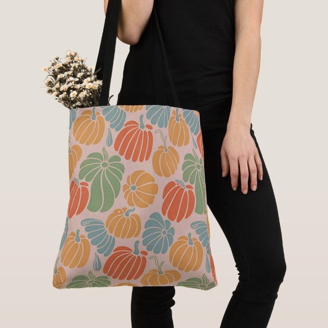 Autumn Pumpkin Tasche bagMuster - Fall Saison Gif (Von Nahem)
