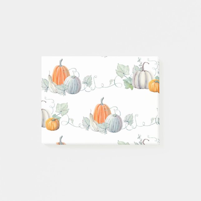 Autumn Pumpkins1 Post-it Klebezettel (Vorderseite)