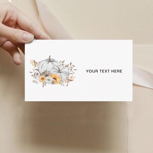 Autumn Pumpkins Custom notes Enclosure Cards Begleitkarte (Von Creator hochgeladen)