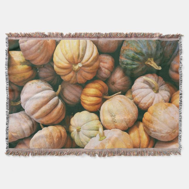 Autumn Pumpkins Decke (Vorderseite)