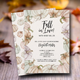 Autumn Pumpkins Gender Neutral Baby Shower Einladung