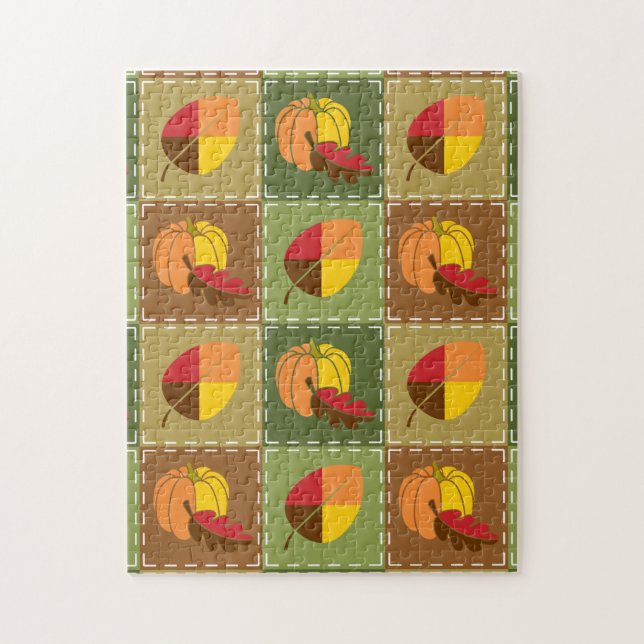 Autumn Quilt Puzzle (Vertikal)
