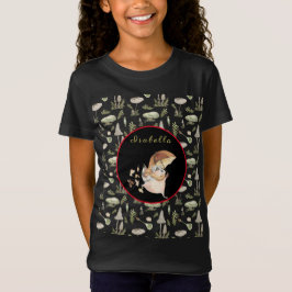 Autumn Raccoon Anpassen von Text und Farbe T-Shirt