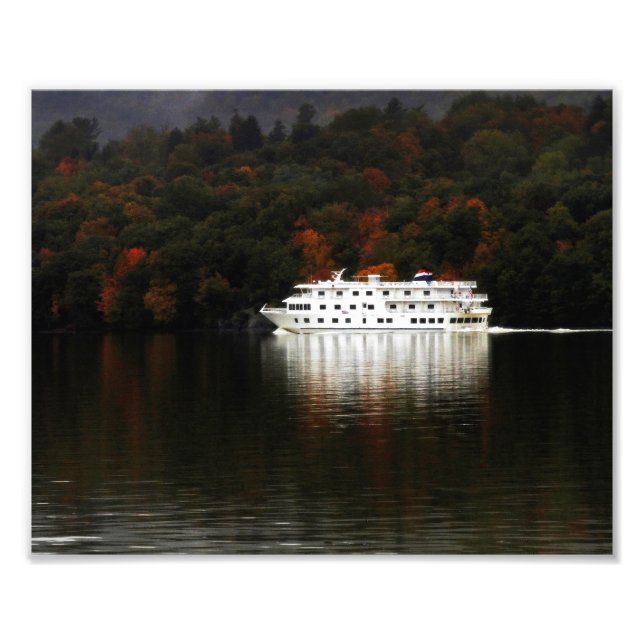 Autumn River Cruise Fotodruck (Vorne)