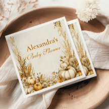 Autumn Rustic Pumpkin Baby Shower