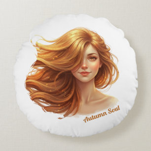 Autumn Soul Timeless Beauty Saisonale Kollektion Rundes Kissen