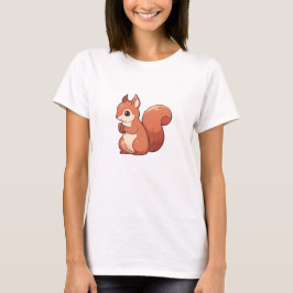 Autumn Squirrel Ästhetik T-Shirt