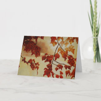 Autumn Sunrise Grußkartenkünstlerin Alison Galvan Karte