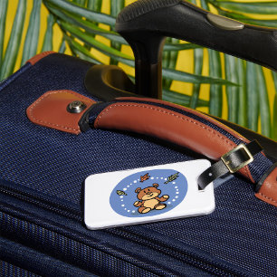 Autumn Teddy Bear Gepäckanhänger