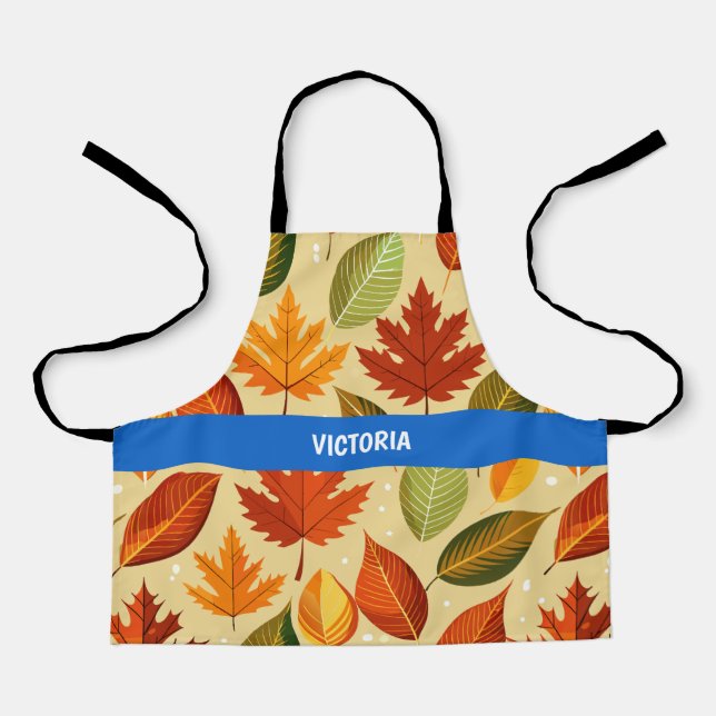 Autumn Terra Retro Custom Muster Schürze (Vorderseite)
